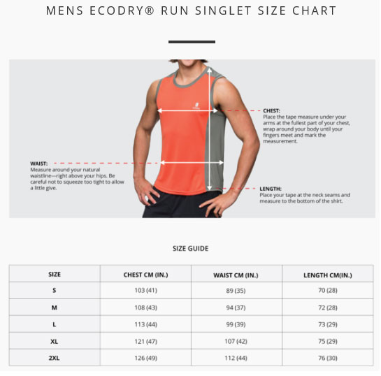 Kusaga Men's Ecodry Run Singlet - Pure Running