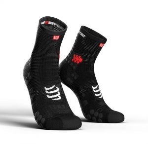 Compressport Racing Socks V3.0 Run Hi | Pro-hi-black