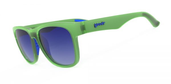 Goodr BFG - Grass Fed Babe Steaks | Goodr Sunglasses Green Blue