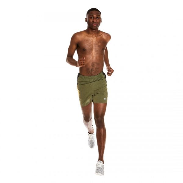 Janji Men's Uganda 5" Middle Short Olive | Janji Mens Shorts