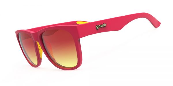 Goodr BFG - Makeup Time with Clifford | Goodr Sunglasses Red Yellow