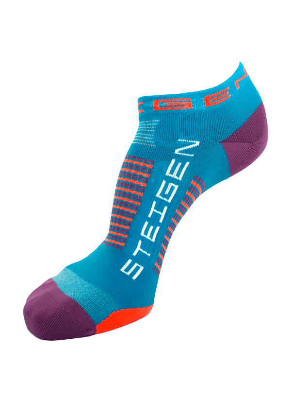 Steigen Zero Length Running Socks (10 Colours) | Blue Zero