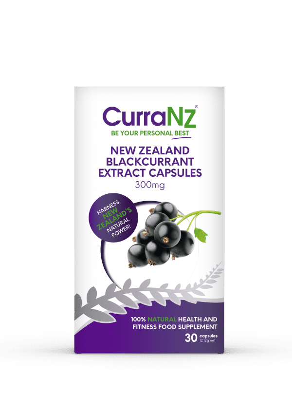 CurraNZ - New Zealand Blackcurrant Supplement | packaging-2020-LATEST