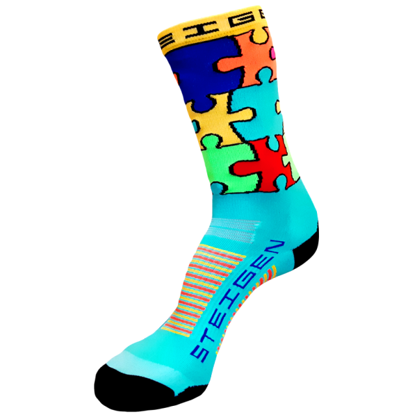 Steigen Three Quarter Length Running Socks (13 Colours) | JigSaw-three-quarte-REV2