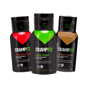 Crampfix 50ml Flip-top Lid Squeeze Bottle - 3 Flavours | 3-Bottles-Trans