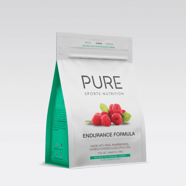 Pure Sports Nutrition Endurance Formula 500G Pouch (2 Flavours) | Raspberry