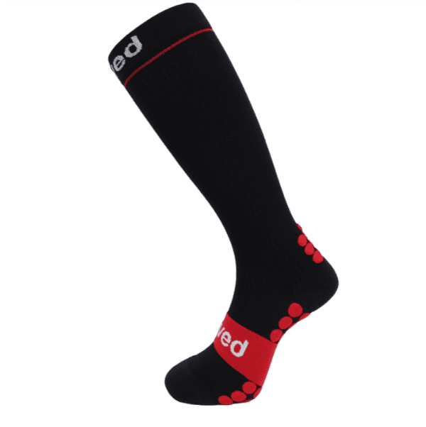 Unived Full Length Race and Recovery Compression Socks | Red 1