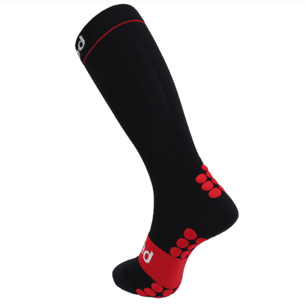 Unived Full Length Race and Recovery Compression Socks | Red Back