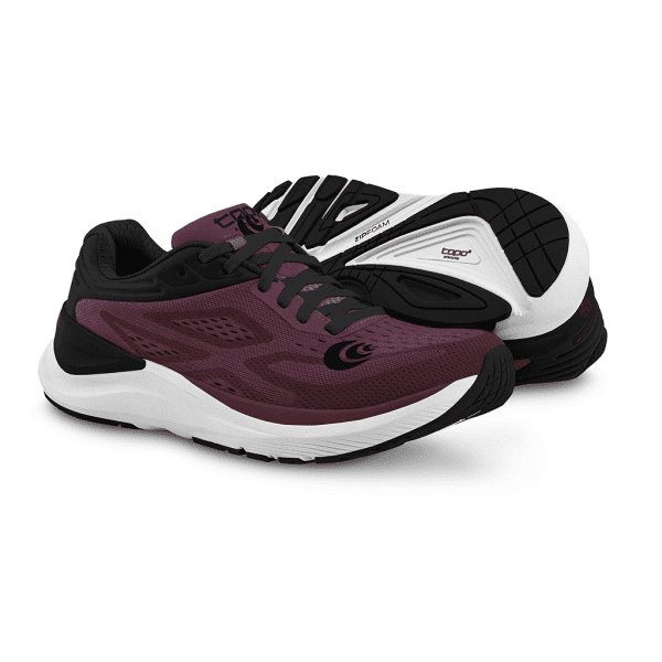 Topo Ultrafly 3 Womens Road Running Shoes (Wine/Black) | W038.Wine-Black_03_2048x