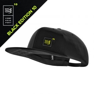 Compressport Black Limited Edition 10 Flat Cap | 5_7_113-800x800