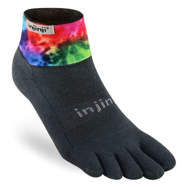 Injinji Spectrum Trail Midweight Mini-Crew Running Socks (2 Colours) | Breezy