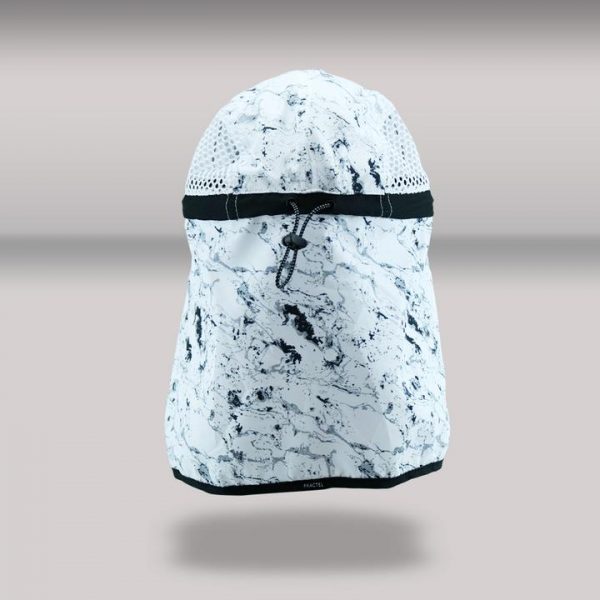 Fractel "White Marble" Edition Recycled Legionnaire Cap | LEGION_WHITEMARBLE_BACK_NOHOLE_720x