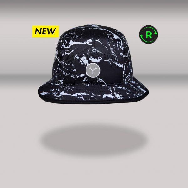 Fractel “Black Marble” Edition Recycled Bucket Hat (2 Sizes) | BUCKET_BLACKMARBLE_FRONT_NEW