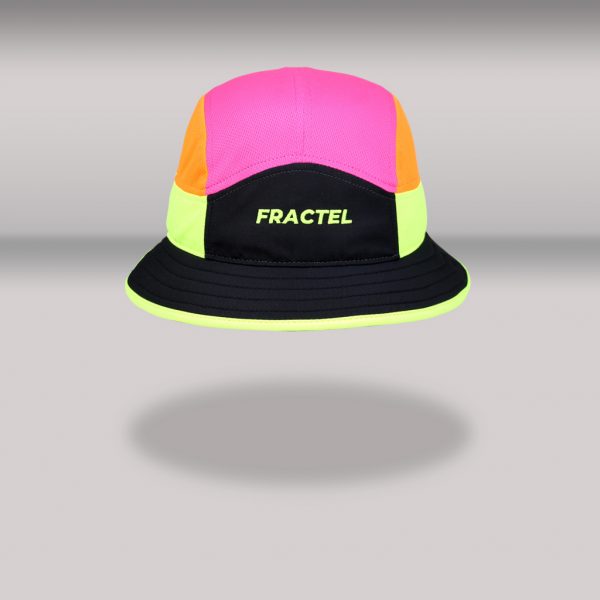 Fractel “Black Neon” Edition Recycled Bucket Hat (2 Sizes) | BUCKET_BLACKNEON_FRONT_STD
