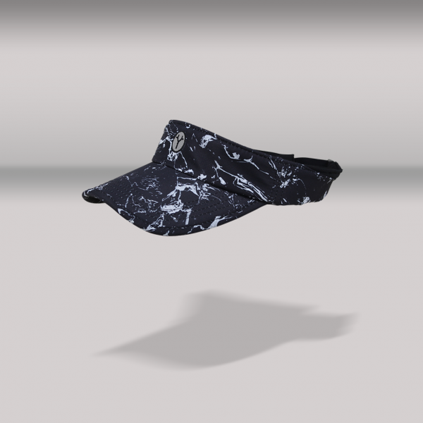 Fractel “Black Marble” Edition Recycled Visor | VISOR_BLACKMARBLE_FRONTANGLE