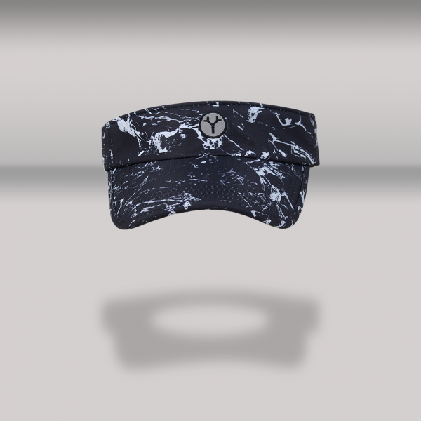 Fractel “Black Marble” Edition Recycled Visor | VISOR_BLACKMARBLE_FRONT_STD
