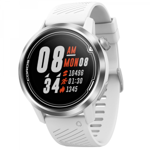 Coros Apex Multisport GPS Watch – 42mm Gold, Black/Grey or White/Silver | APEX_46mm_White1