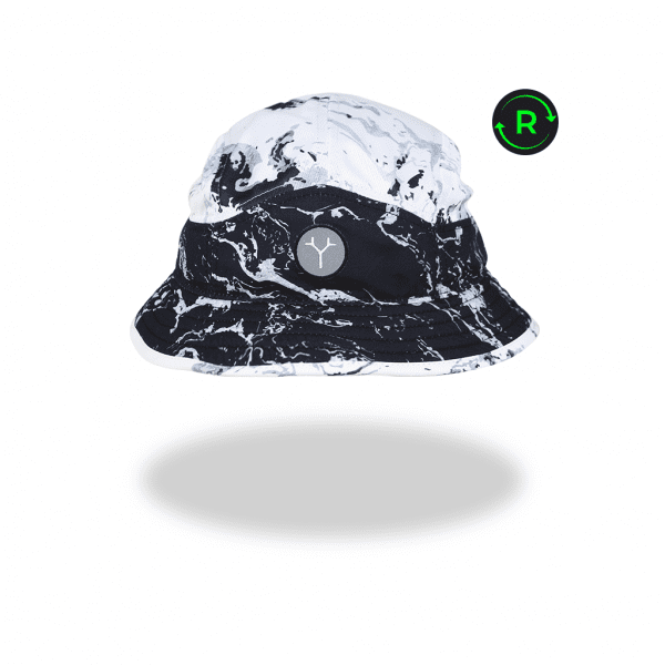 Fractel "MARBLE 2.0" Edition Bucket Hat (2 Sizes) | BKT_MARBLE2-0_STD_WHITE