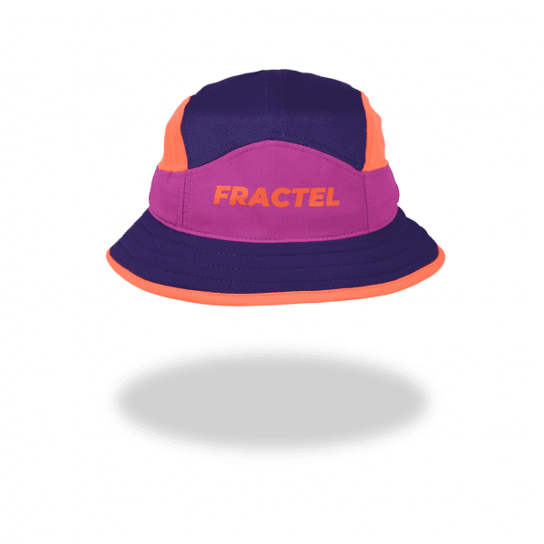 Fractel “Vista” Edition Bucket Hat (2 Sizes) | BKT_VISTA_FRONT_WHITE
