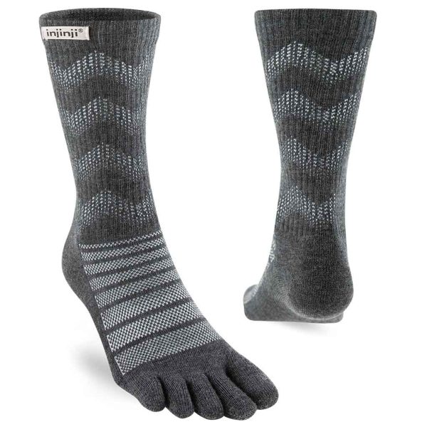 Injinji Outdoor Midweight Crew Wool Sock (Slate) | 223670SLA2_2048x