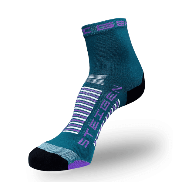 Steigen Half Length Running Socks (20 Colours) | Emerald-Half