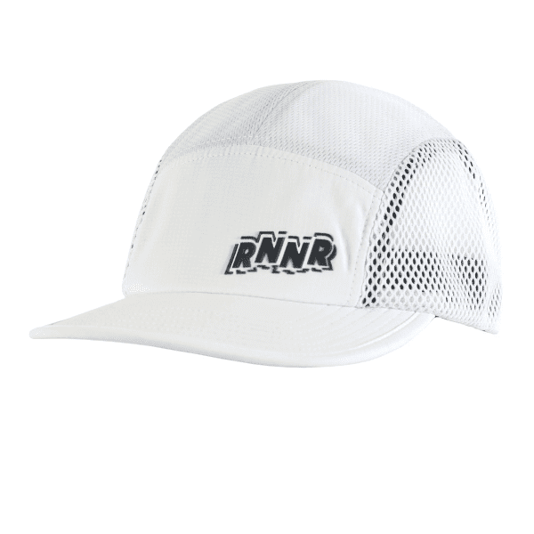 RNNR Lightweight Distance Hat - Char-Cool | D-CC_rnnr_DistanceCharcool_White_QuarterView_2000x