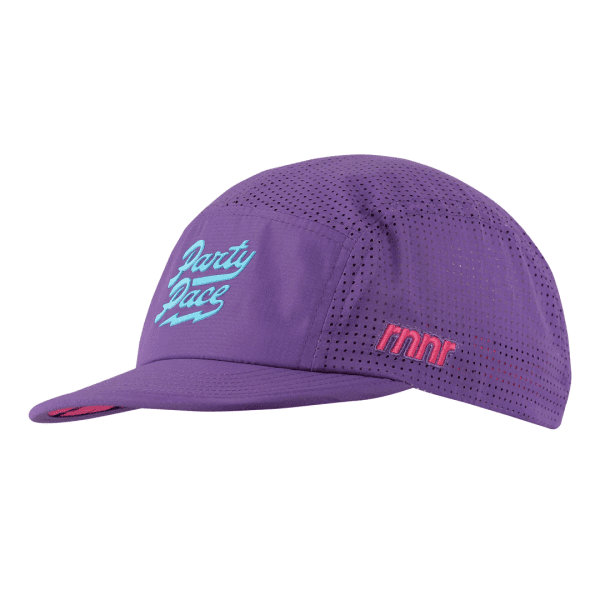 RNNR Lightweight Pacer Hat - Party Pace Purple | rnnr_Pacer_PPPurple_3Quarter_1080x