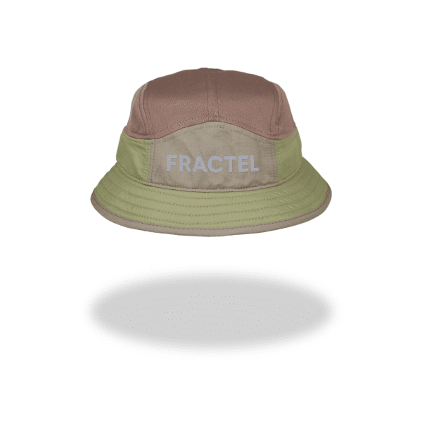 FRACTEL™ B-Series "OUTBACK" Edition Bucket Hat (2 Sizes) | BKT-BSER-OUTBACK-FRONT-WHITE