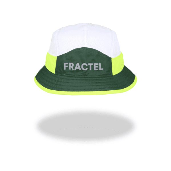 FRACTEL™ B-Series "RAVINE" Edition Bucket Hat (2 Sizes) | BKT-BSER-RAVINE-FRONT-WHITE