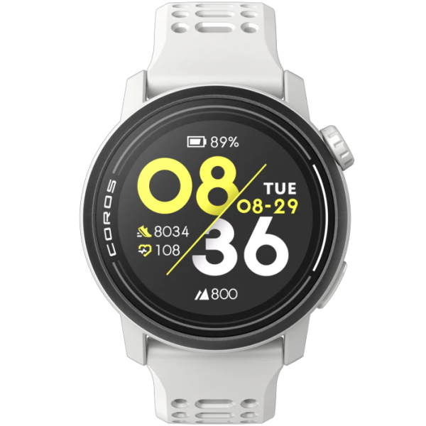 Coros Pace 3 Premium GPS Sports Watch (6 Variants) | PACE_3_White_with_Silicone_Band2_928x928