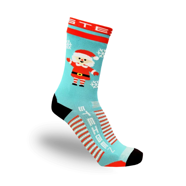 Steigen Three Quarter Length Running Socks – Limited “Mr and Mrs Claus” Edition | christmas-23-Outside-3Quarter-Length-1.png