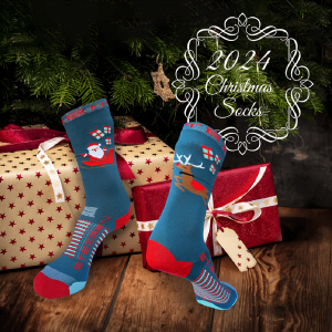 Steigen 2024 Santa’s Sleigh Running Socks ¾ Length | 2024-sleigh-pack