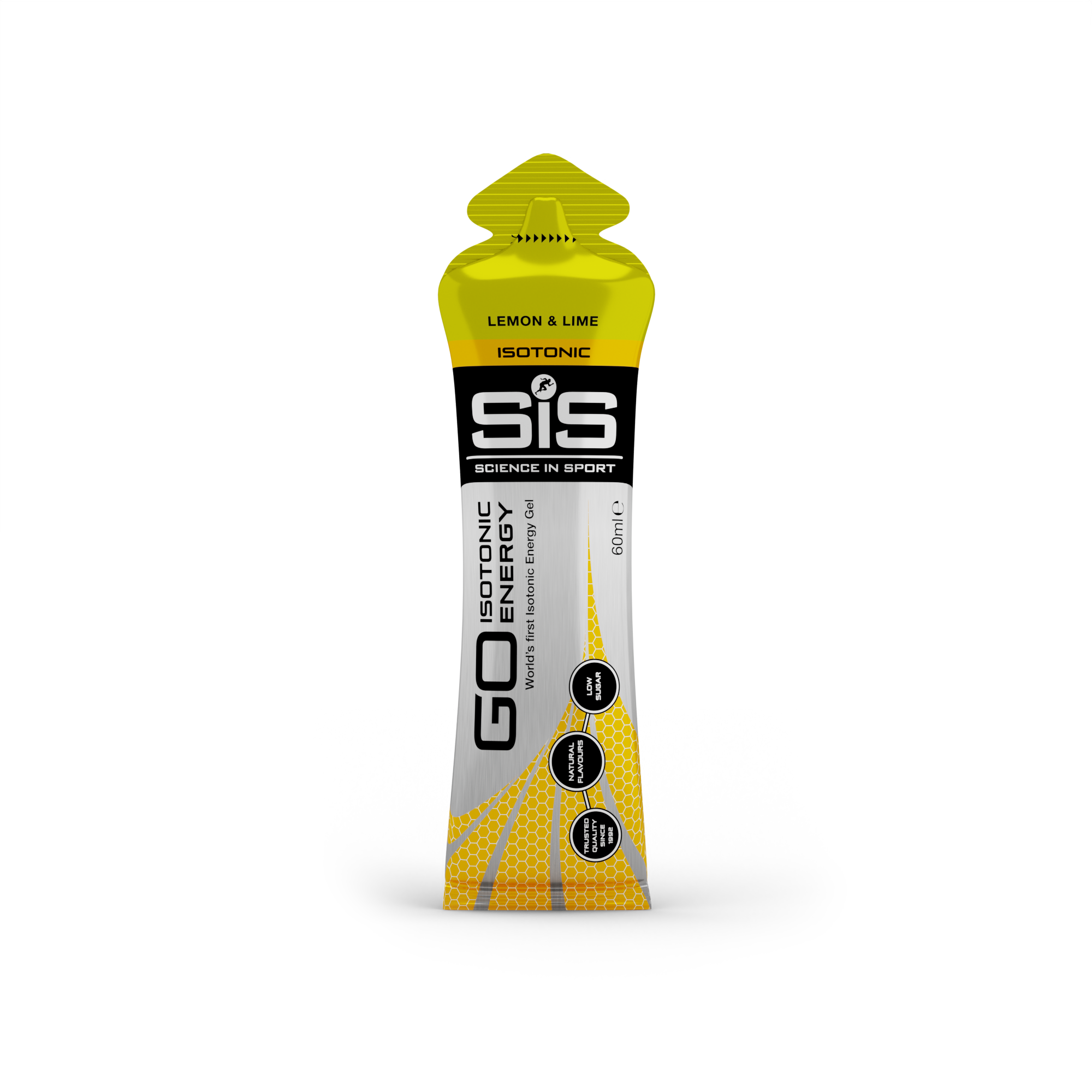 SIS GO PLUS ISOTONIC ENERGY GELS Lemon & Lime SIS GO PLUS ISOTONIC ENERGY GELS Lemon & Lime | Isotonic Gel Lemon Lime render