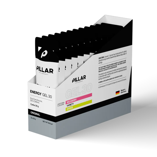 PILLAR Performance Gel 30 Original Energy Gel 50g PILLAR Performance Gel 30 Original Energy Gel 50g | AU_G30O-S12_Side-Open_0a928b95-6604-44c7-b163-3cc6327af1ff