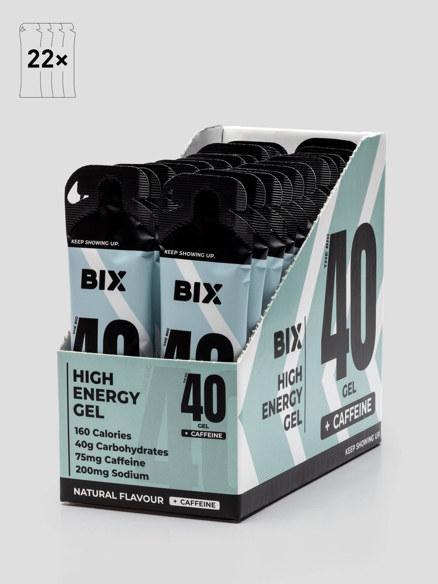 BIX The Big 40 Gel - Caffeine BIX The Big 40 Gel - Caffeine | big40 + Caff